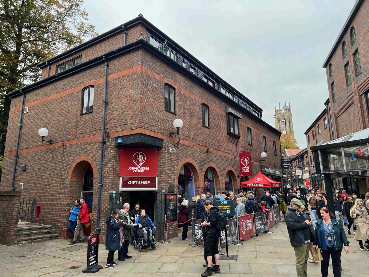 Entrance to the JORVIK Viking Centre in York